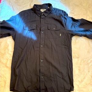 Linksoul stretchy long sleeve button up shirt